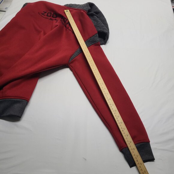 Zoo York Mens Hoodie Jacket Medium Full Zip Fleece Embroidered Logo Pockets - Picture 16 of 16